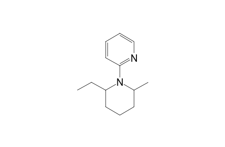 2-ETHYL-6-METHYL-1-(2-PYRIDINYL)-PIPERIDINE;MAJOR-ISOMER