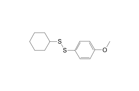 1-(cyclohexyldisulfanyl)-4-methoxy-benzene