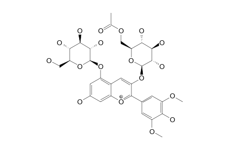 MALVIDIN-3-O-(6-O-ACETYL-BETA-D-GLUCOPYRANOSIDE)-5-O-BETA-D-GLUCOPYRANOSIDE
