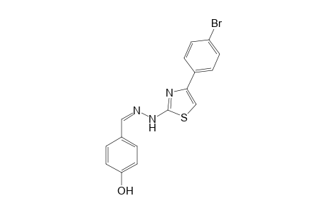 2-(4-Hydroxybenzylidine)hydrazinyl-4-(4-bromophenyl)-thiazole