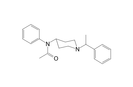 N-Phenyl-N-[1-(1-phenylethyl)piperidin-4-yl]acetamide