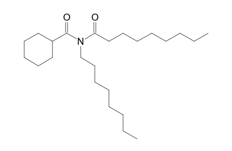 N-Octyl-N-octanoylcyclohexanecarboxamide