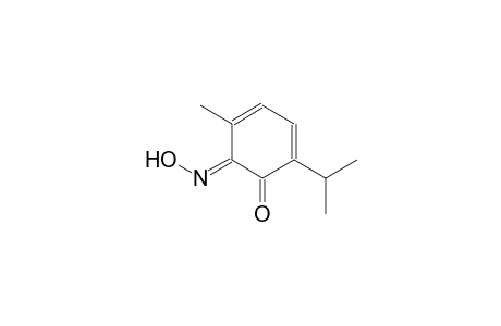 (1E)-3-isopropyl-6-methyl-3,5-cyclohexadiene-1,2-dione 1-oxime