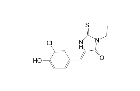 (5Z)-5-(3-chloro-4-hydroxybenzylidene)-3-ethyl-2-thioxo-4-imidazolidinone