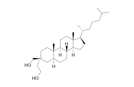 3.alpha.-(2'-Hydroxyethyl)-3.beta.-(hydroxymethyl)-5.alpha.-cholestane