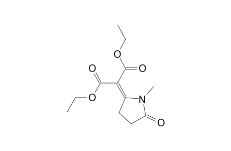 5-[ bis(Ethocycarbonyl)methylene]-1-methyl-2-pyrrolidinone