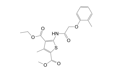 4-ethyl 2-methyl 3-methyl-5-{[(2-methylphenoxy)acetyl]amino}-2,4-thiophenedicarboxylate