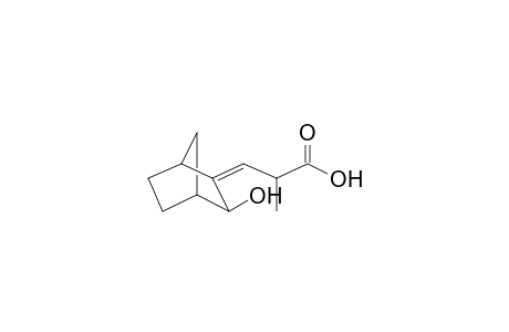 Propanoic acid, 3-(3-hydroxybicyclo[2.2.1]hept-2-yliden)-2-methyl
