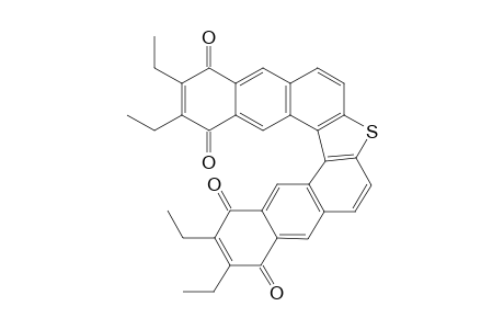 2,3,13,14-Tetraethylbianthra[2,1-b;1',2'-d]thiophene-1,4,12,15-tetraone