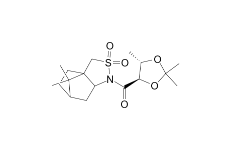 3H-3a,6-Methano-2,1-benzisothiazole, hexahydro-8,8-dimethyl-1-[(2,2,5-trimethyl-1,3-dioxolan-4-yl)carbonyl]-, 2,2-dioxide, [3aS-[1(4R*,5S*),3a.alpha.,6.alpha.,7a.beta.]]-