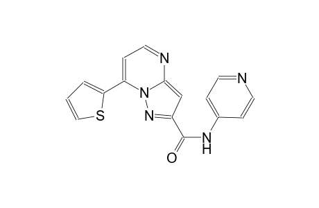 N-(4-pyridinyl)-7-(2-thienyl)pyrazolo[1,5-a]pyrimidine-2-carboxamide