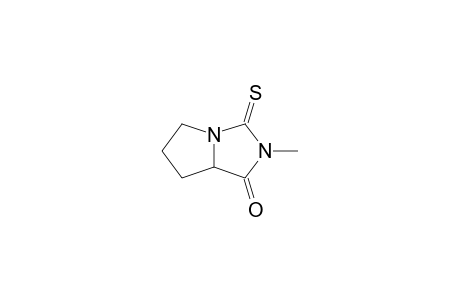 2-methyl-3-sulfanylidene-5,6,7,7a-tetrahydropyrrolo[2,1-e]imidazol-1-one