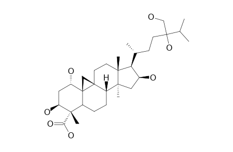 CYClOTRICUSPIDOGENIN-B;1-ALPHA,3-BETA,16-BETA,24-XI,31-PENTAHYDROXY-24-XI-METHYL-CYClOARTAN-28-OIC-ACID