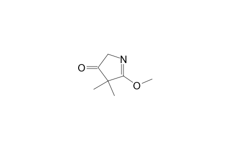 3H-Pyrrol-3-one, 4,5-dihydro-5-methoxy-4,4-dimethyl-, (.+-.)-