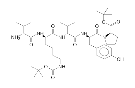 VALINE-(TERT-BUTYLOXYCARBONYL)LYSINE-VALINE-TYROSINE-PROLINE-O-TERT-BUTYL PENTAPEPTIDE
