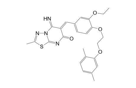 7H-[1,3,4]thiadiazolo[3,2-a]pyrimidin-7-one, 6-[[4-[2-(2,5-dimethylphenoxy)ethoxy]-3-ethoxyphenyl]methylene]-5,6-dihydro-5-imino-2-methyl-, (6Z)-