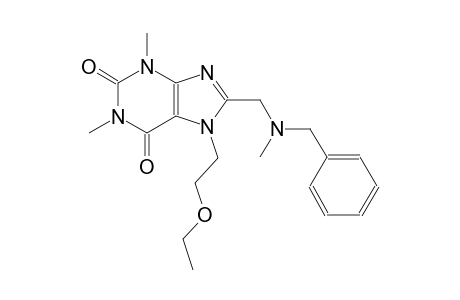8-{[benzyl(methyl)amino]methyl}-7-(2-ethoxyethyl)-1,3-dimethyl-3,7-dihydro-1H-purine-2,6-dione