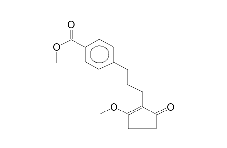 3-METHOXY-2-[3-(4-METHOXYCARBONYLPHENYL)PROPYL]-2-CYCLOPENTEN-1-ONE
