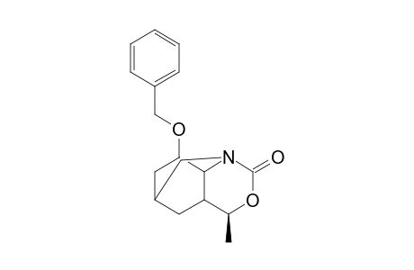 (4S)-9-(Benzyloxy)-4-methyl-3-oxa-1-azatricyclo[5.3.1.0(5,10)]undecan-2-one