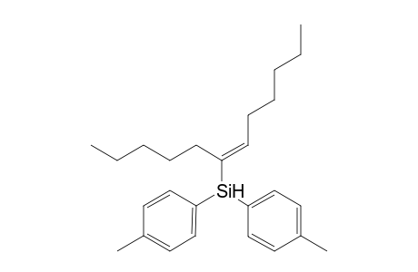 (E)-Dodec-6-en-6-yldi-p-tolylsilane