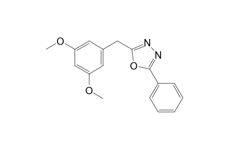 2-(3,5-Dimethoxybenzyl)-5-phenyl-1,3,4-oxadiazole
