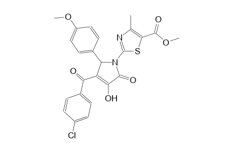 5-thiazolecarboxylic acid, 2-[3-(4-chlorobenzoyl)-2,5-dihydro-4-hydroxy-2-(4-methoxyphenyl)-5-oxo-1H-pyrrol-1-yl]-4-methyl-, methyl ester