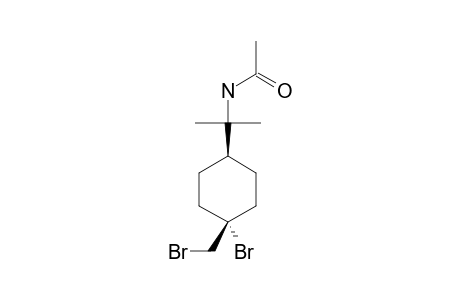 (R-1,T-4)-8-ACETAMIDO-1,7-DIBrOMO-PARA-MENTHANE