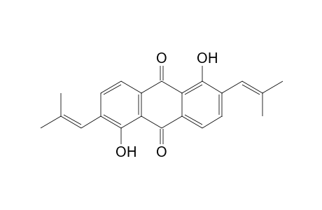 1,5-DIHYDROXY-2,6-BIS-(2'-METHYLPROP-1'-ENYL)-ANTHRAQUINONE