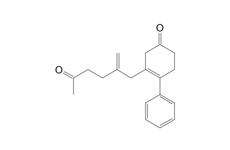 3-[2-(3-Oxobutyl)prop-2-enyl]-4-phenylcyclohex-3-enone