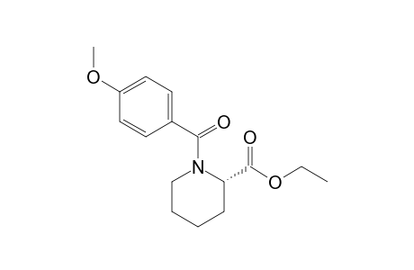 (S)-1-(4-Methoxybenzoyl)piperidine-2-carboxylic acid ethyl ester