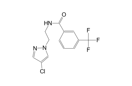 N-[2-(4-chloro-1H-pyrazol-1-yl)ethyl]-3-(trifluoromethyl)benzamide