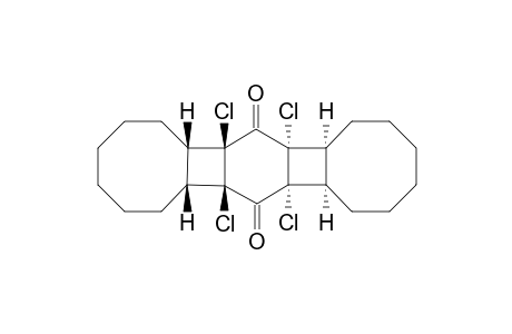 (6aa,6ba,7aa,7ba,13aa,13ba,14aa,14ba)-6b,7a,13b,14a-tetrachloroeicosahydrobenzo-[1'',2'' :3,4;4 '',5 '' :3',4']dicyclobuta[1,2:1',2']dicyclooctene-7,14-dione