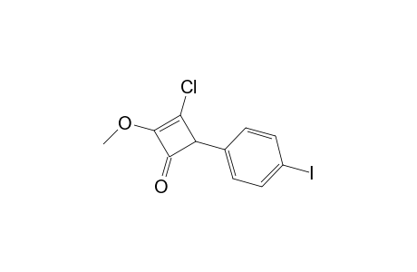 3-Chloro-2-methoxy-4-(4-iodophenyl)-2-cyclobuten-1-one
