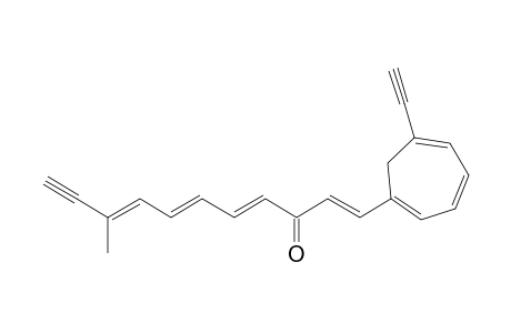 1-(6-Ethynyl-1,3,5-cycloheptatrienyl)-9-methyl-1,4,6,8-undecatetraen-10-yn-3-one