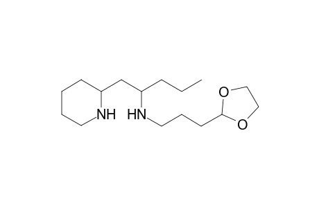 3-(1,3-dioxolan-2-yl)propyl-[1-(2-piperidylmethyl)butyl]amine