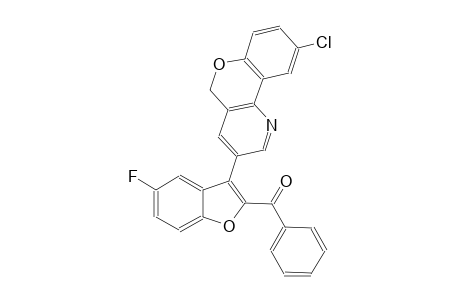 [3-(9-chloro-5H-chromeno[4,3-b]pyridin-3-yl)-5-fluoro-1-benzofuran-2-yl](phenyl)methanone