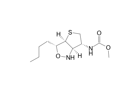 Carbamic acid, (3-butylhexahydrothieno[3,2-c]isoxazol-6-yl)-, methyl ester, [3R-(3.alpha.,3a.alpha.,6.alpha.,6a.alpha.)]-