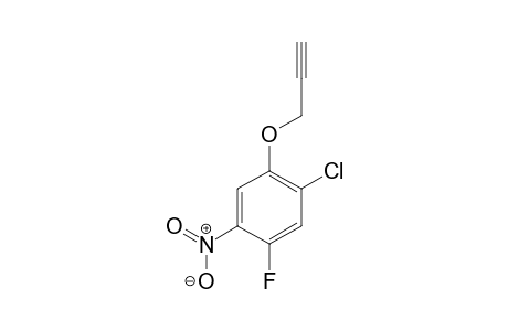 Benzene, 1-chloro-5-fluoro-4-nitro-2-(2-propynyloxy)-
