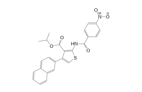 isopropyl 4-(2-naphthyl)-2-[(4-nitrobenzoyl)amino]-3-thiophenecarboxylate
