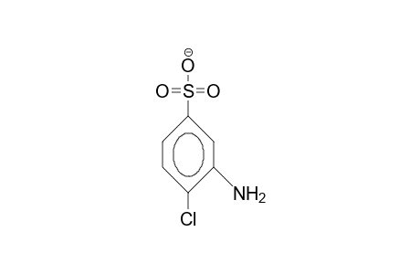 3-Amino-4-chloro-benzenesulfonate anion