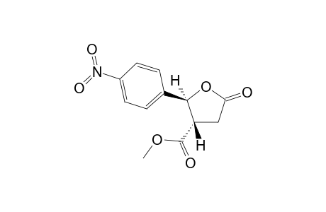 5-[4'-Nitrophenyl]-4-(methoxycarbonyl)-tetrahydrofuran-2-one