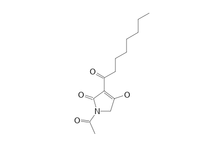 N-Acetyl-3-octanoyltetramic acid