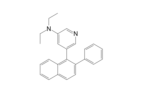 Diethyl-[5-(2-phenyl-1-naphthyl)-3-pyridyl]amine