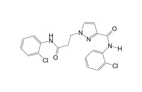 1H-pyrazole-1-propanamide, N-(2-chlorophenyl)-3-[[(2-chlorophenyl)amino]carbonyl]-