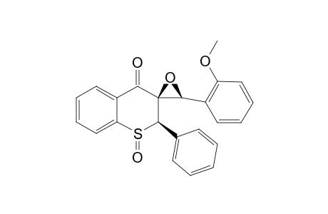 TRANS,CIS-(+/-)-3'-(2-METHOXYPHENYL)-2-PHENYLSPIRO-[2H-1-BENZOTHIOPYRAN-3(4H),2'-OXIRAN]-4-ONE-1-OXIDE