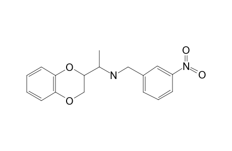 [1-(2,3-Dihydro-1,4-benzodioxin-2-yl)ethyl][(3-nitrophenyl)methyl]amine