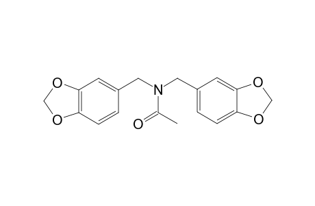 Di(3,4,methylenedioxy)benzylamine acetate