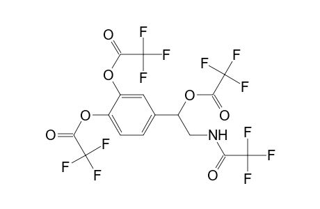 Acetic acid, trifluoro-, 4-[2-[(trifluoroacetyl)amino]-1-[(trifluoroacetyl)oxy]ethyl]-1,2-phenylene ester