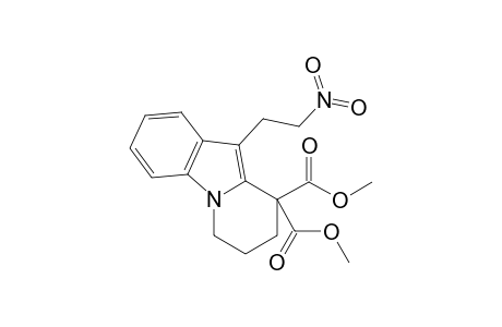 Dimethyl 10-(2'-nitroethyl)-1,2,3,4-tetrahydropyrido[1,2-a]indole-1,1-dicarboxylate