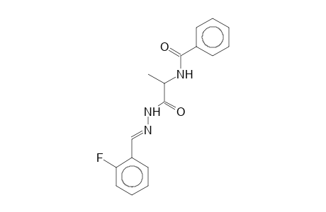 N'-(2-fluorobenzylidene)-2-benzamidopropanhydrazide